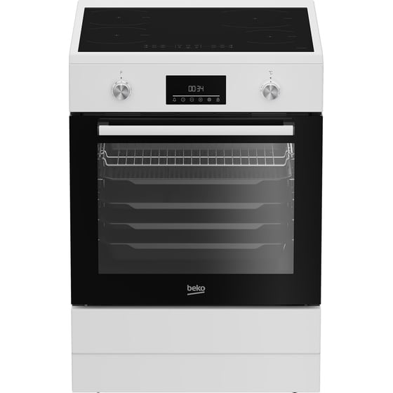 BEKO FBMA6930GW 72 Lt Λευκό Ηλεκτρική Κουζίνα Επαγωγική image 0