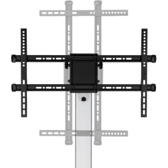 Τροχήλατη Βάση Τηλεόρασης Sbox FS-444 - Ασημί image 4