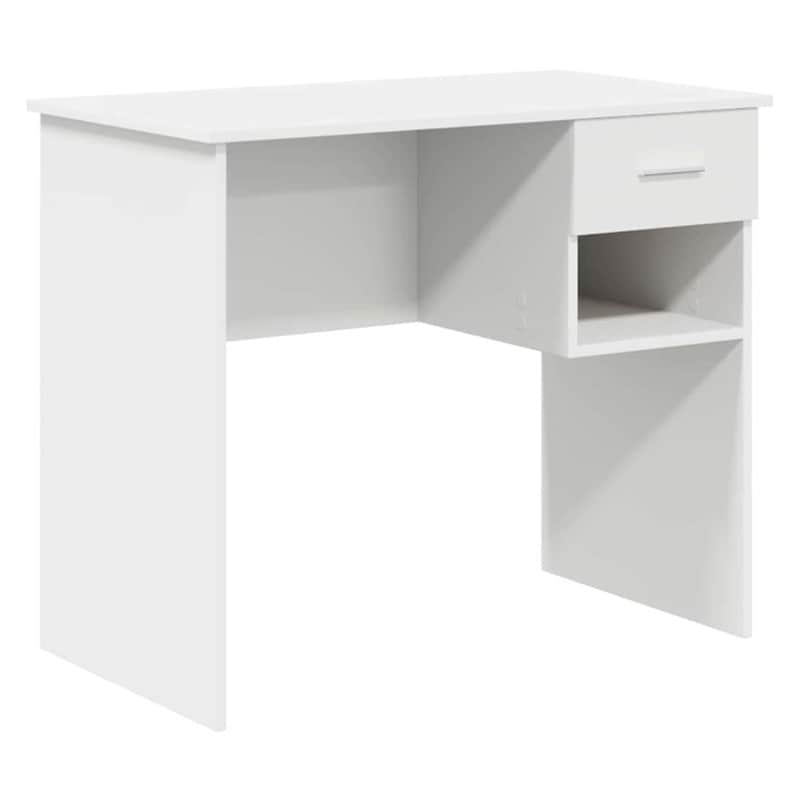 Γραφείο VidaXL από Επεξεργασμένο Ξύλο 90x49x75 cm - Λευκό