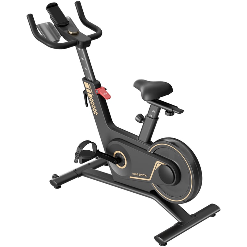 KINGSMITH Ποδήλατο Γυμναστικής KingSmith PB08S Spinning Μαγνητικό με Ροδάκια - Μαύρο