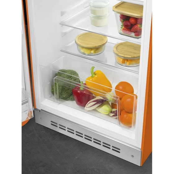 SMEG FAB10LOR6 με Αριστερό Άνοιγα Πόρτας 122 Lt Πορτοκαλί Ψυγείο Μονόπορτο image 6