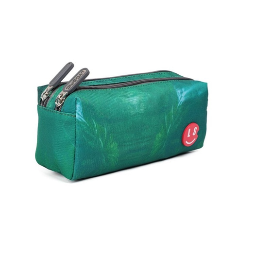 Κασετίνα Διπλή Lycsac Βαρελάκι Dinosaur image 1