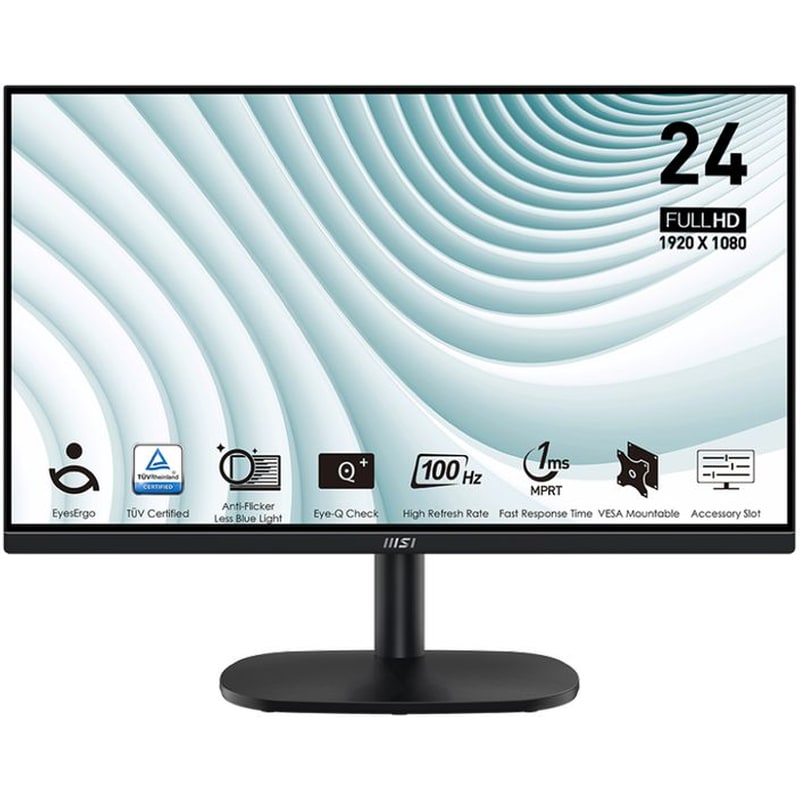 MSI MSI Pro MP245V Monitor 23.8 FHD VA Flat 100Hz 4ms