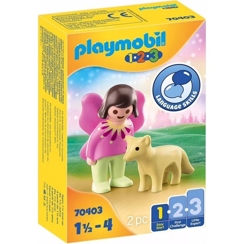 PLAYMOBIL PLAYMOBIL® 1·2·3 Νεράιδα με Αλεπού (70403)