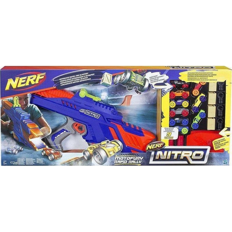 HASBRO Εκτοξευτήρας Hasbro Nerf Motofury Rapid Rally Nitro