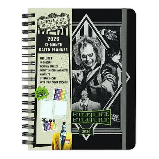 2026 Beetlejuice Beetlejuice 13-Month Weekly Planner image 0