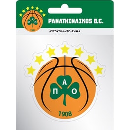 Αυτοκολλητα Χάρτινη Πόλη Μεγάλο Σήμα Παναθηναϊκός Μπάσκετ 2