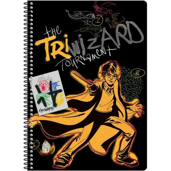 Τετράδιο Σπιράλ Graffiti Β5 2 Θεμάτων Harry Potter (1 Τεμάχιο) image 1