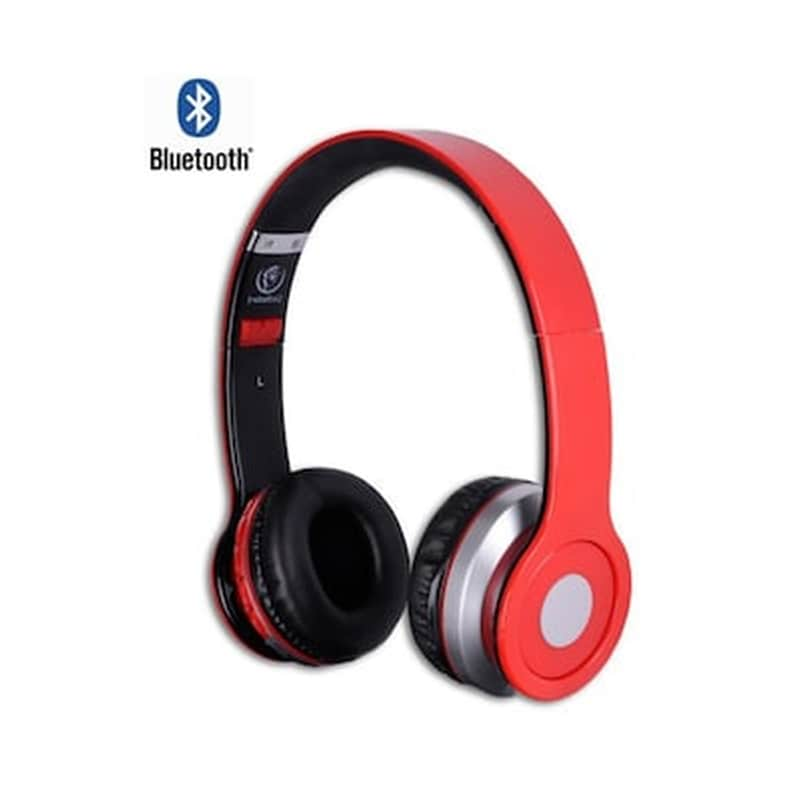 REBELTEC Ακουστικό Κεφαλής Bluetooth Rebeltec Crystal - Rebeltec - Κόκκινο - Headset