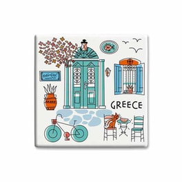 Σουβέρ A.T.P Καφενείο 6 Τμχ - Πολύχρωμο