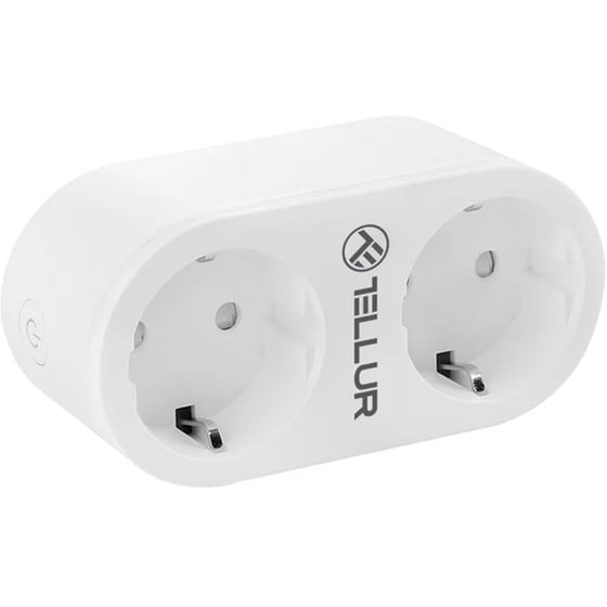 Έξυπνη Πρίζα Ρεύματος Tellur με Wi-Fi TLL331061 - Λευκό image 0