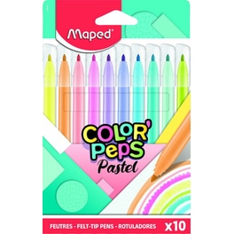 Μαρκαδόροι Maped Παστέλ&nbsp;10 Τεμάχια