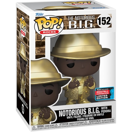 Funko Pop! Rocks: Notorious B.I.G. with Fedora (NYCC 2022 Exclusive) 152 image 1