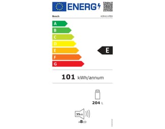 BOSCH KIR41VFE0 204 Lt Εντοιχιζόμενο Μονόπορτο Ψυγείο image 1