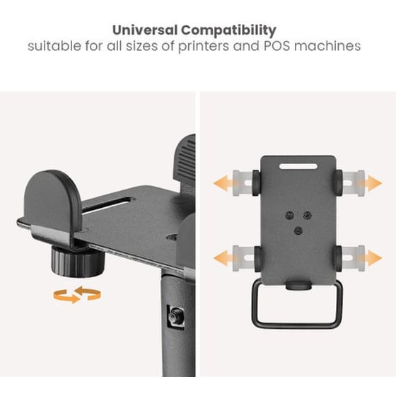 Brateck Pos Mounting Solution Βάση Γραφείου για 2 Οθόνες έως 32" με Βραχίονα image 5