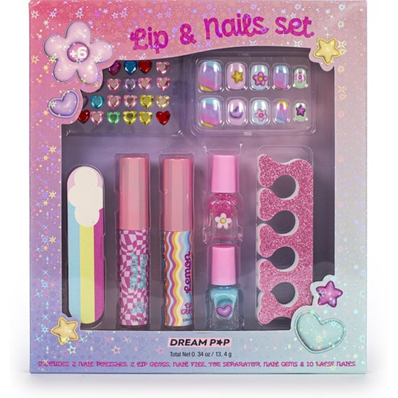 Παιδικό Σετ Περιποίησης Νυχιών και Χειλιών Dream Pop image 0