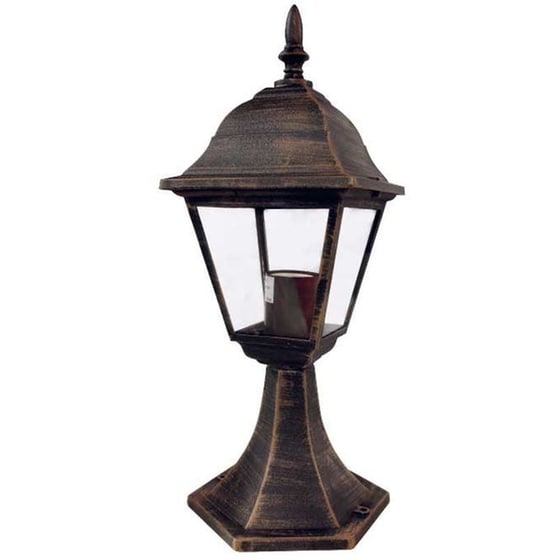 Φανάρι Εξωτερικού Χώρου Aca Hi6043r από Αλουμίνιο - Καφέ image 0