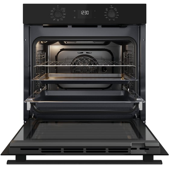 WHIRLPOOL OMR58HU1B 71 Lt Μαύρο Εντοιχιζόμενος Φούρνος Άνω Πάγκου image 3