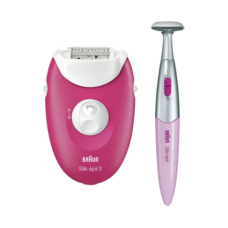 Σετ Αποτρίχωσης BRAUN Epilator SILK EPIL 3 SE3-420 Μωβ