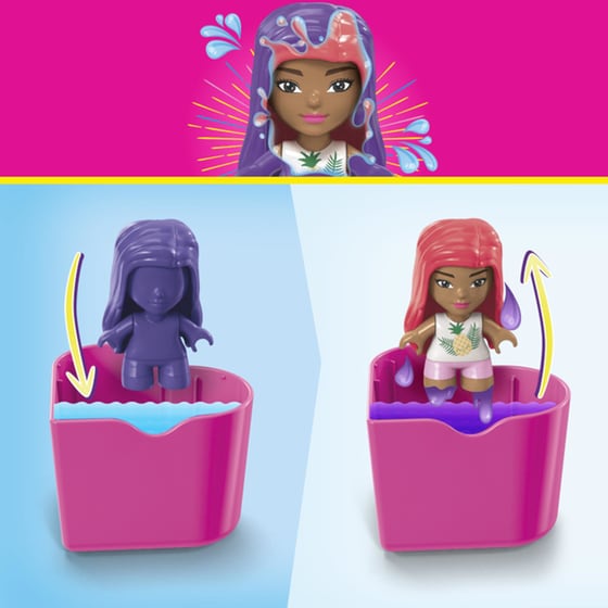 Φιγούρα MEGA Barbie Color Reveal με Αξεσουάρ image 7