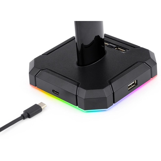 Redragon HA300 Scepter Pro RGB Headphone Stand Μαύρο image 4