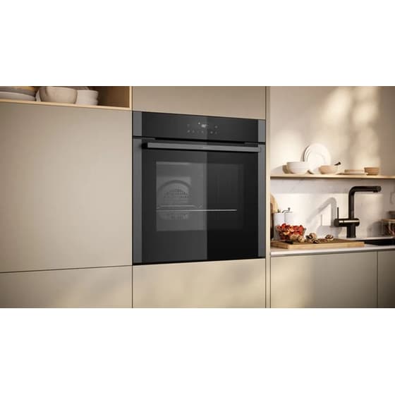 NEFF B2ACJ7AG0 71 Lt Graphite Grey Εντοιχιζόμενος Φούρνος Άνω Πάγκου image 4