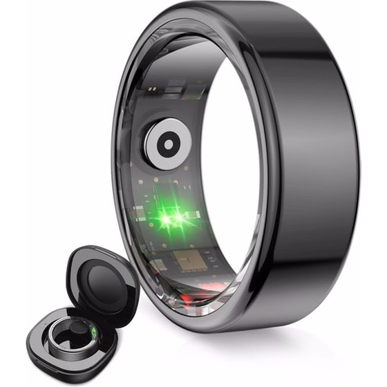 Smart Ring KSIX Saturn 21mm Size 11 - Black image 1