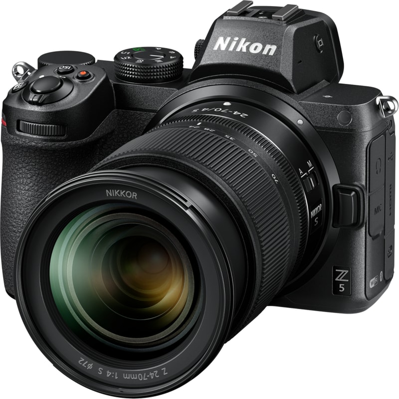 NIKON Φωτογραφική Μηχανή Mirrorless Nikon Z 5 Kit 24-70mm f/4 S - Μαύρο