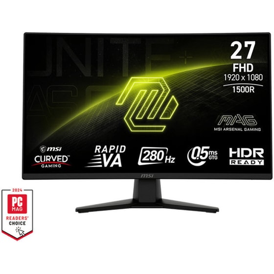 MSI MAG 274CXF Gaming Monitor 27'' FHD VA Curved 280Hz 0.5ms image 0