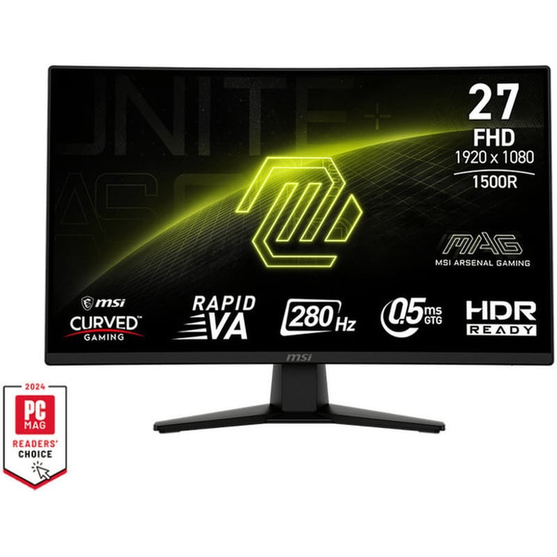 MSI MAG 274CXF Gaming Monitor 27 FHD VA Curved 280Hz 0.5ms
