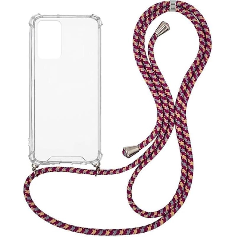 Θήκη Xiaomi Redmi Note 11s 5G - Sonique Armor Clear Με Κορδόνι - Μπορντό
