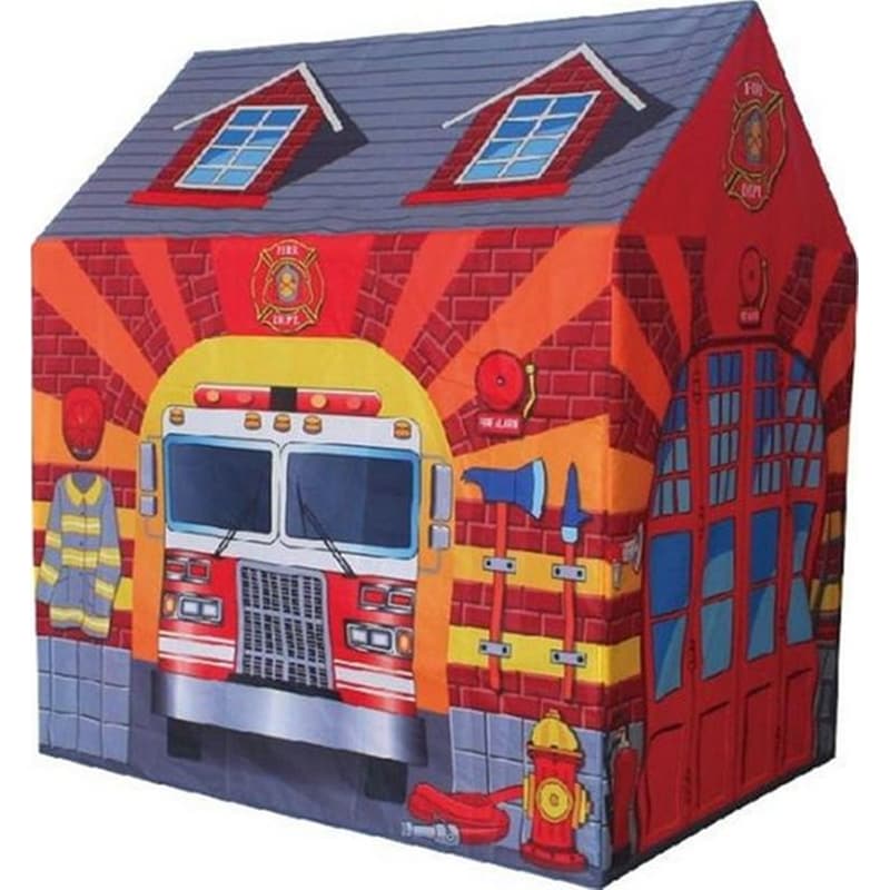 ARIA TRADE Παιδική Σκηνή Aria Trade Με Θέμα Πυροσβεστικό Σταθμό