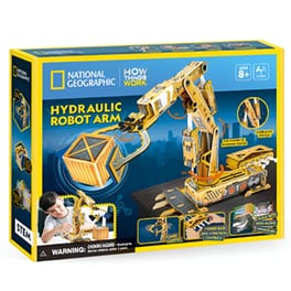 3D Παζλ Cubic Fun Υδραυλικός Ρομποτικός Βραχίονας National Geographic