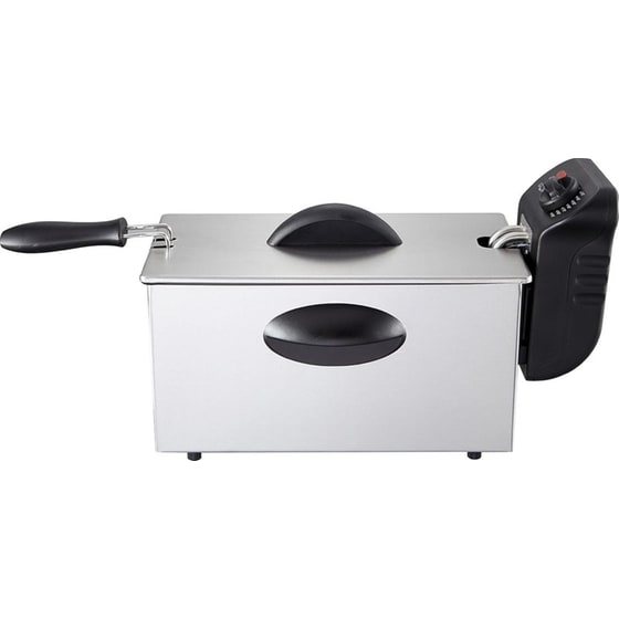 ZILAN ZLN1819 με Καπάκι 1500 W 3 L Ασημί Φριτέζα Λαδιού image 1