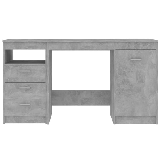 Γραφείο Μελέτης VidaXL από Μοριοσανίδα 140x50cm - Γκρι image 2
