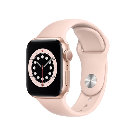 Apple Watch Series 6 40mm Aluminum Gold Sport Band Pink image 1