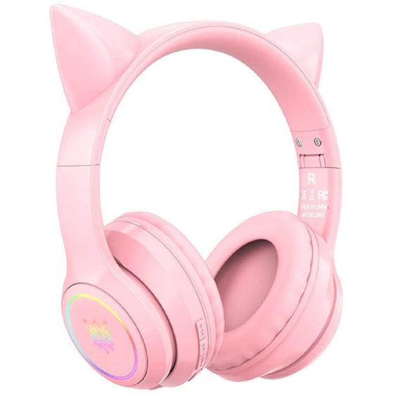Ασύρματα Gaming Ακουστικά Κεφαλής Onikuma Β90 - Pink image 2