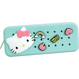 Κασετίνα Σιλικόνης Gim Hello Kitty με Pins Mint Green