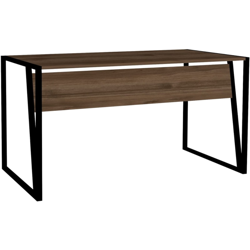 24MALL Γραφείο Μελέτης 24Mall Lettera από Μοριοσανίδα 140x70x74 cm - Καφέ