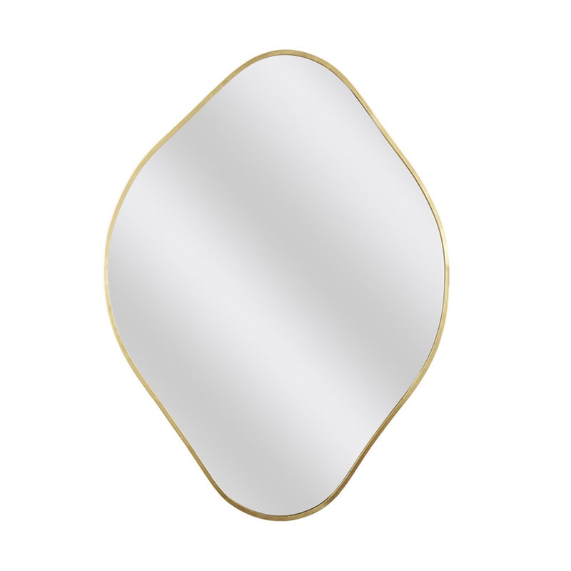 Καθρέπτης Τοίχου Home Deco Factory Hd0113 Μεταλλικός 44x60 cm - Χρυσός