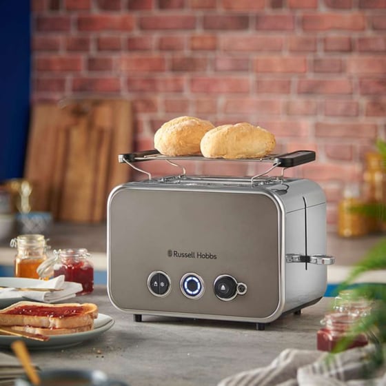 RUSSELL HOBBS DISTINCTIONS 2S TOASTER TITANIUM 26432-56 2 Θέσεων 1600W Ασημί Φρυγανιέρα image 5