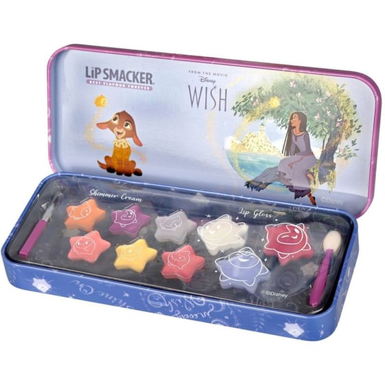 Σετ Παιδικό Μακιγιάζ Lip Smacker Disney Wish με Lip Face Tin image 1