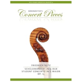 Βιβλίο Για Σύνολα Barenreiter Seitz - Concerto Nr.2 In G Major Op.13 For Violin - Piano