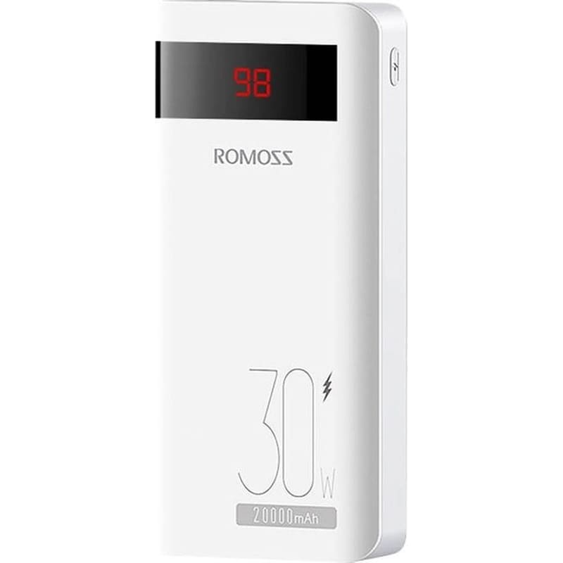 ROMOSS Powerbank Romoss Sense6PS Pro 20000mAh - Λευκό