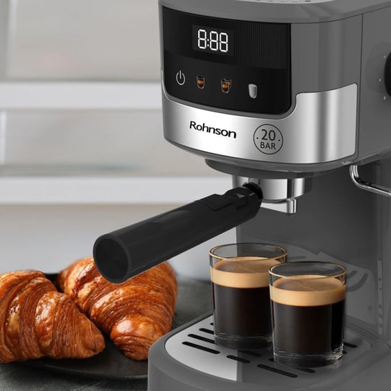 ROHNSON R-98019 1100W 20bar Μηχανή Espresso image 5