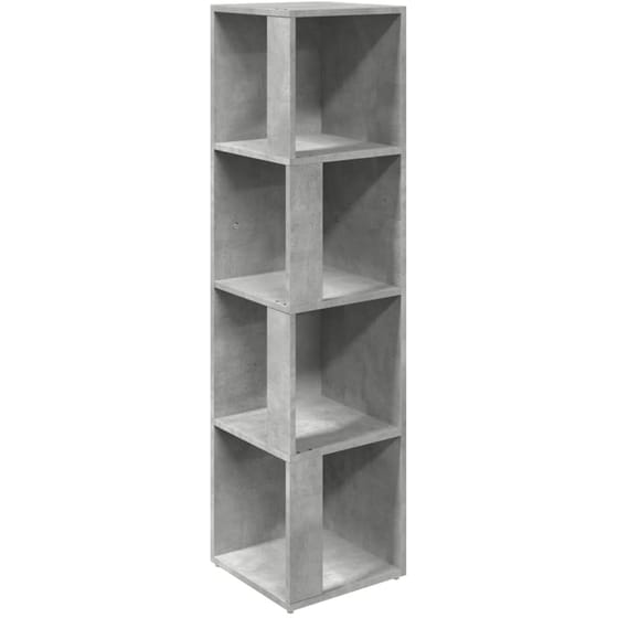 Ραφιέρα VidaXL Γωνιακή από Μοριοσανίδα 33x33x132 cm - Γκρι image 2