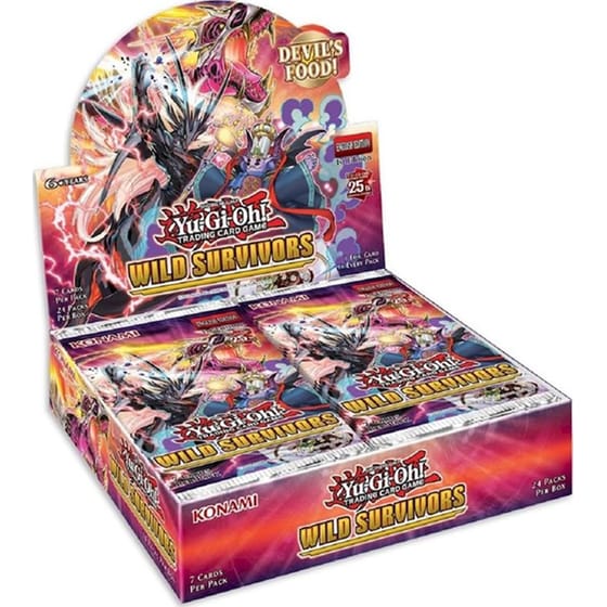 Yu-gi-oh! Wild Survivors Booster Box Card Game (Konami) - 24 Φακελάκια image 0