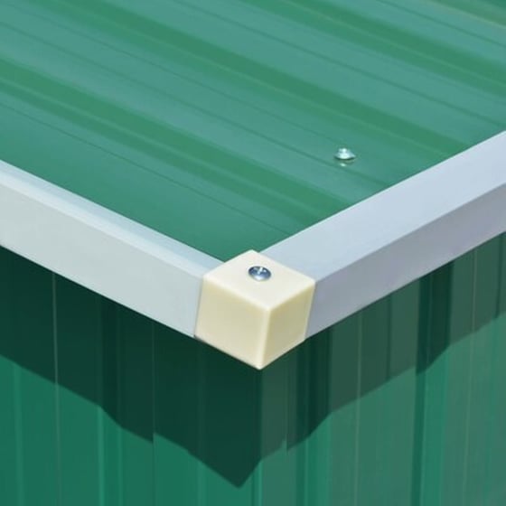 Vidaxl Αποθήκη Κήπου Πράσινη 257 X 990 X 181 Εκ. Γαλβανισμένο Ατσάλι image 3