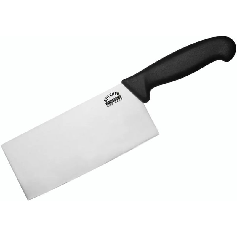 SAMURA Μπαλτάς Samura Butcher από Ανοξείδωτο Ατσάλι 18 cm -Ασημί/Μαύρο