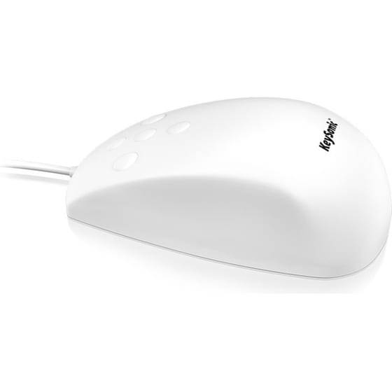 KeySonic KSM-3020M-W Ενσύρματο Ποντίκι Λευκό image 1